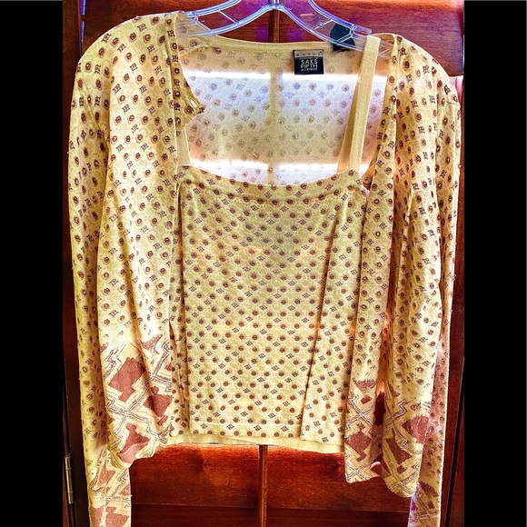 easel Sweaters - This set is adorable. Came from Saks- has a sweet matching tank & cardigan